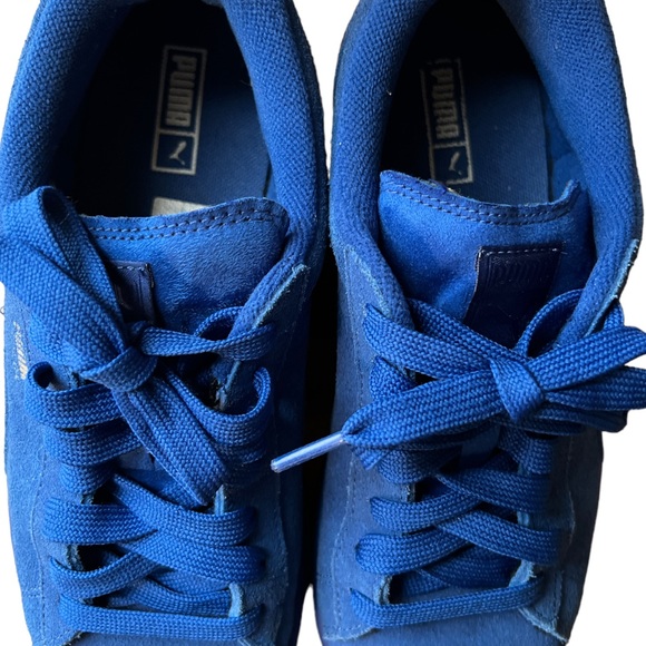 Puma blue suede classic sneakers - Picture 3 of 5